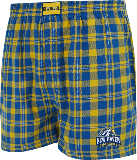 University of New Haven Chargers Flannel Boxers