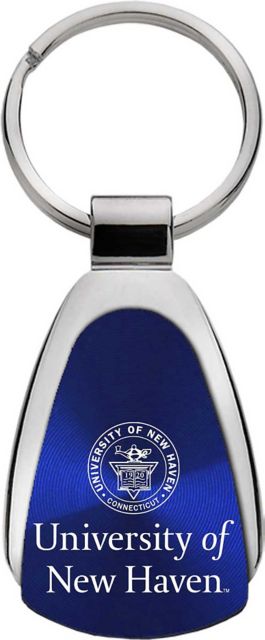 University of New Haven Teardrop Keychain