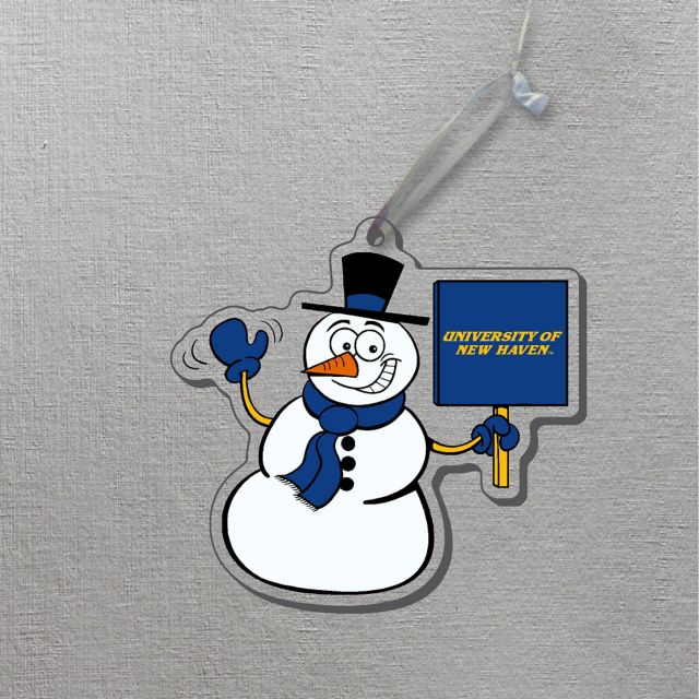 University of New Haven Snowman Ornament