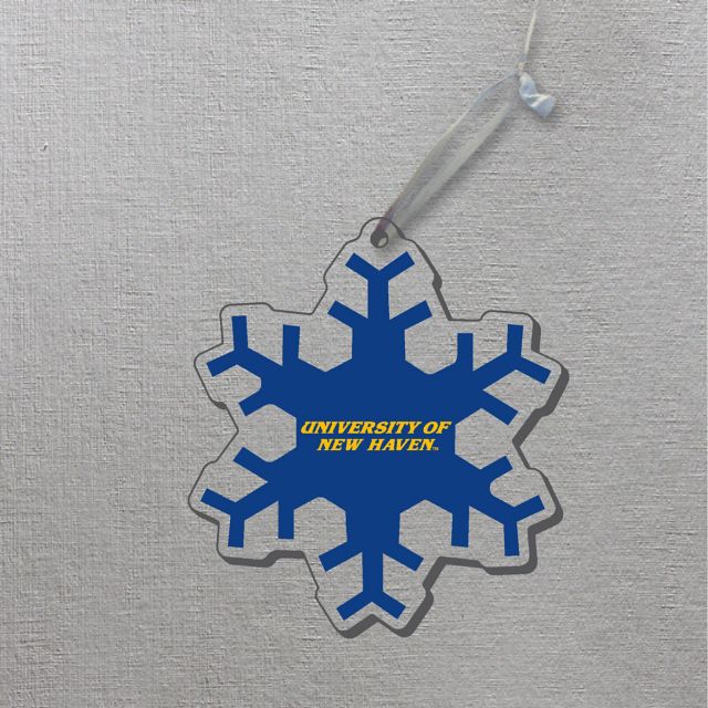 University of New Haven 3'' x 4'' Etched Plexiglass Ornament
