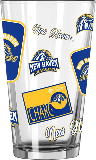 University of New Haven 16 oz. Pint Glass