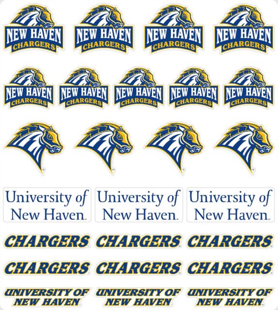 University of New Haven Chargers Sticker Sheet