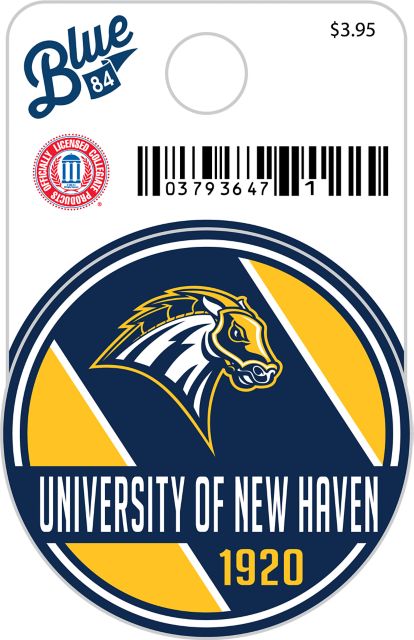 University of New Haven Chargers Mini Sticker