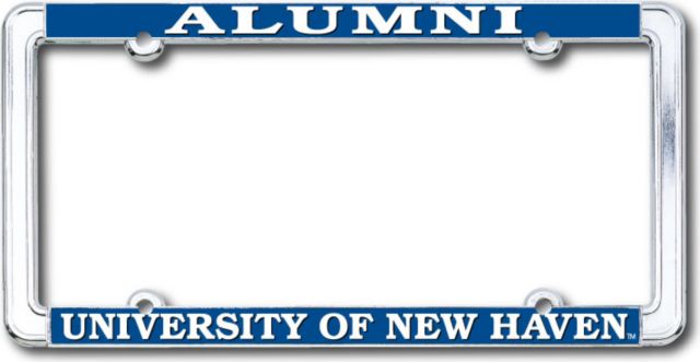 University of New Haven Alumni Thin Dome License Plate Frame