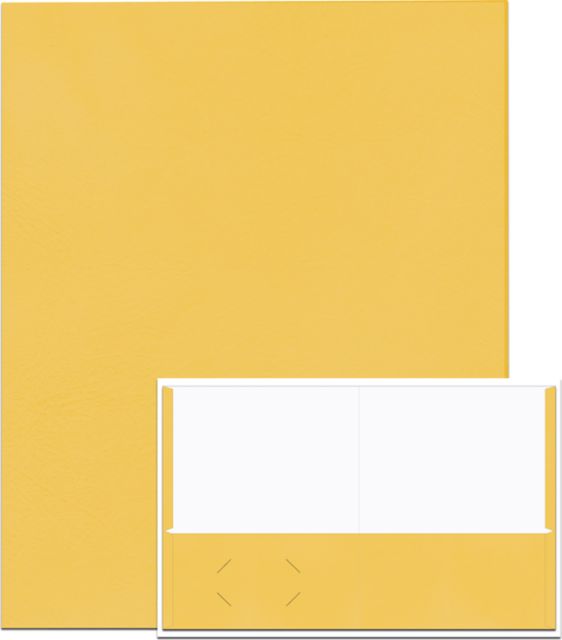 PORTFOL 2PKT LTHRETTE YELLOW