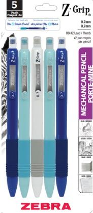 Z-Grip Mechanical Pencil 5pk