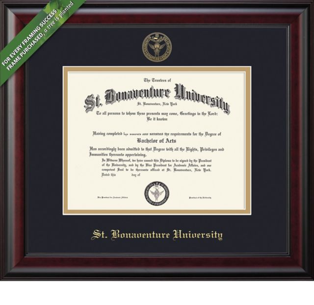 St. Bonaventure University 8.5'' x 11'' Classic Diploma Frame