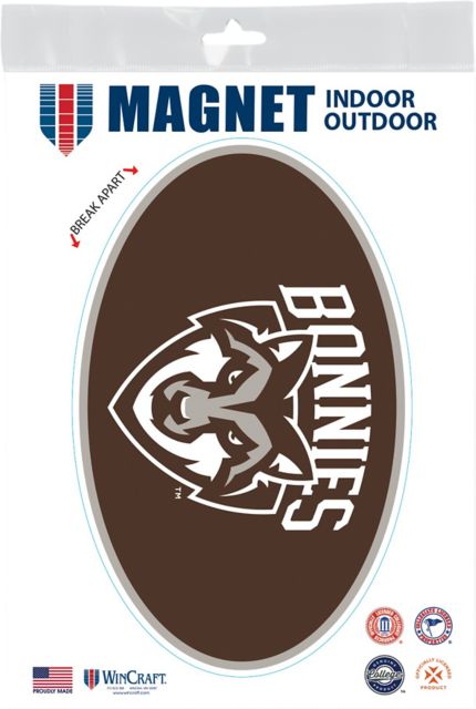 St. Bonaventure University Bonnies 3.5 x 5 Oval Magnet