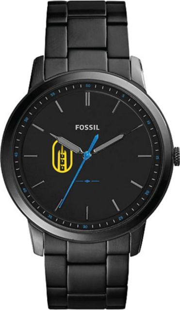 Fossil The Minimalist Slim Three-Hand Black Stainless Steel Watch - ONLINE ONLY