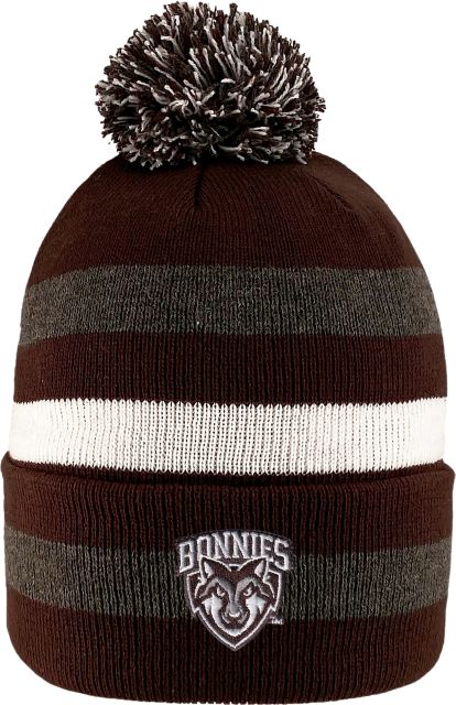 St. Bonaventure University Cuffed Pom Beanie