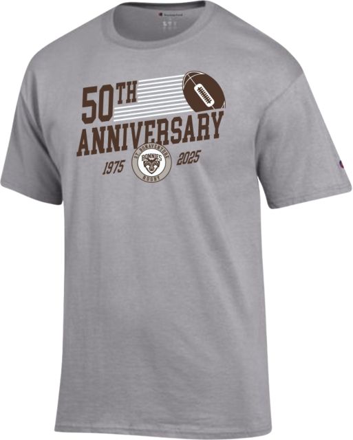 St. Bonaventure Bonnies Rugby 50th Anniversary Short Sleeve T-Shirt