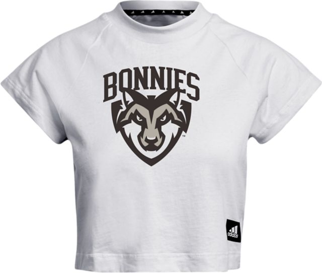 St. Bonaventure University Women's Bonnies Cropped Short Sleeve T-Shirt
