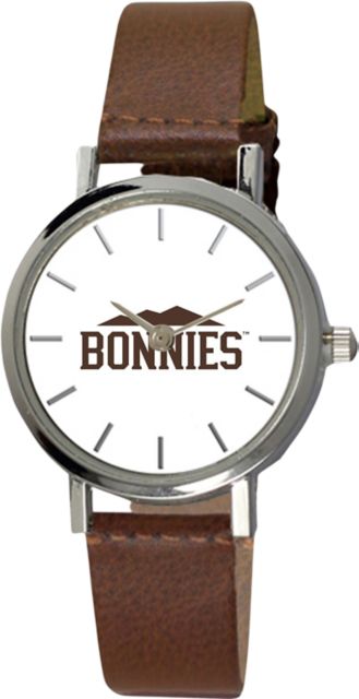 St. Bonaventure University 28 mm Ladies Leather Watch