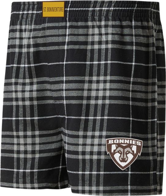 St. Bonaventure University Bonnies Flannel Boxer Shorts
