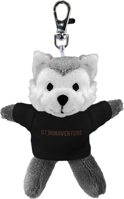 St. Bonaventure University Plush Keychain