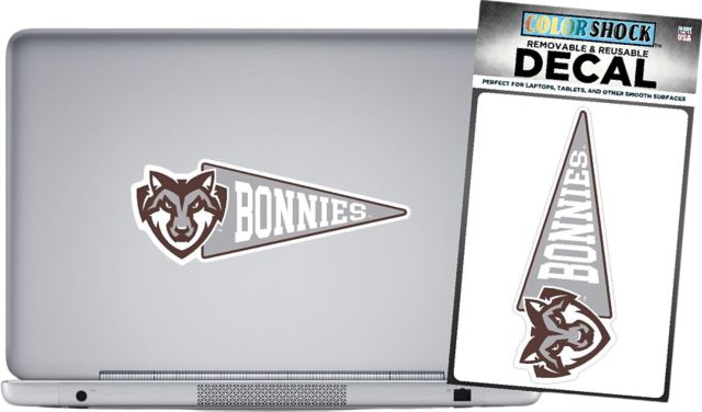 St. Bonaventure University Bonnies 42 Sq In. Removable Decal