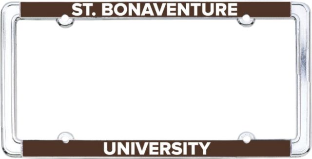 St. Bonaventure University Thin Dome License Plate Frame