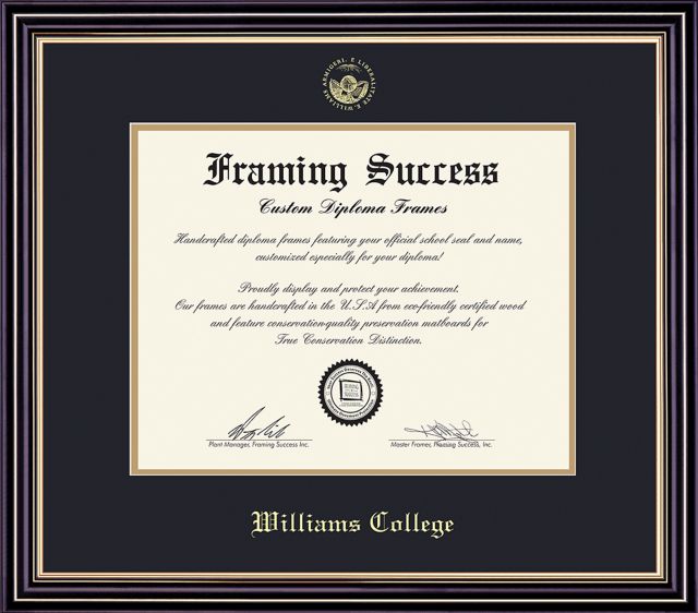 Williams College 8.5'' x 11'' Prestige Diploma Frame
