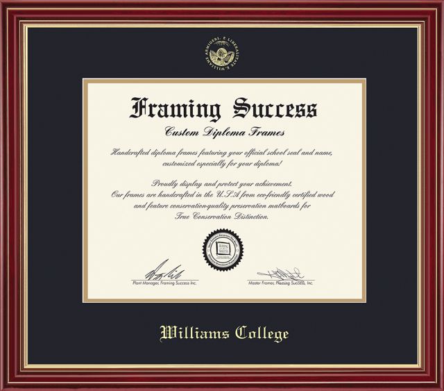 Williams College 8.5'' x 11'' Regal Diploma Frame