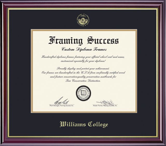 Williams College 8.5'' x 11'' Windsor Diploma Frame