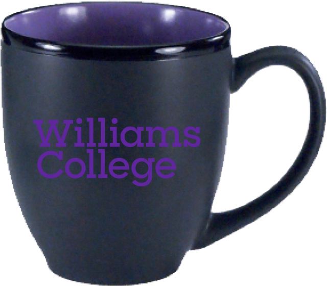 Williams College 12 oz. Black Out Robusto Mug
