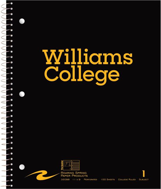 Williams College Notebook 100-Sheet