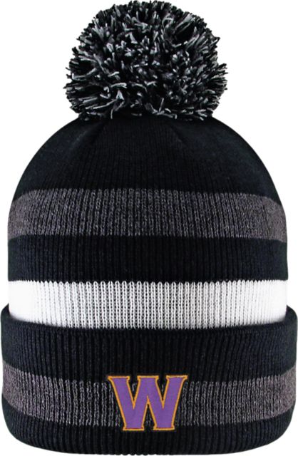 Williams College Cuff Pom Knit Hat