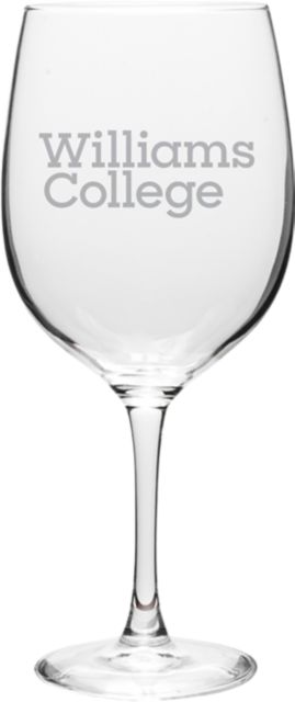 Williams College 19 oz. Wine Glass