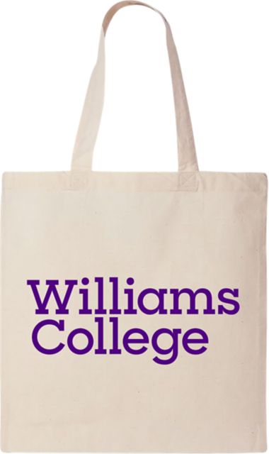 Williams College 15 x 16 Canvas Tote Bag