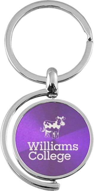 Williams College Spinner Keychain