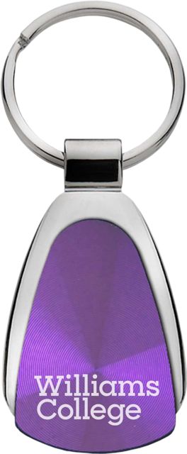 Williams College Teardrop Keychain