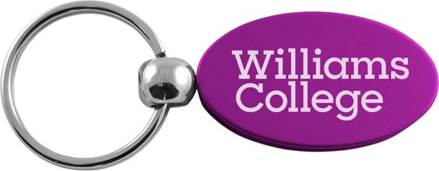 Williams College Oval Keychain