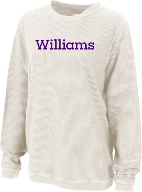 Williams College Women's Corduroy Crewneck Sweatshirt