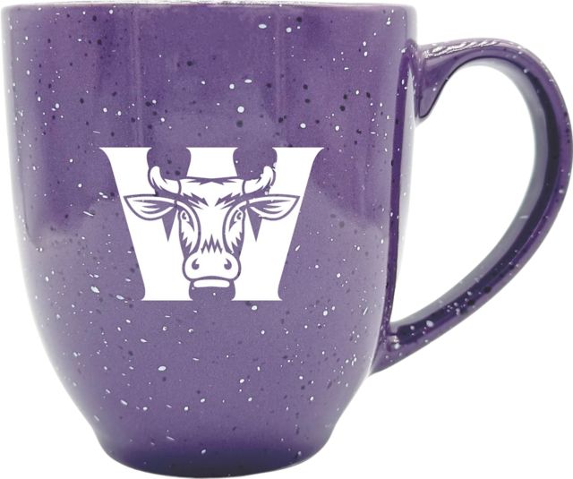 Williams College 16 oz. Laser Engraved Bistro Mug