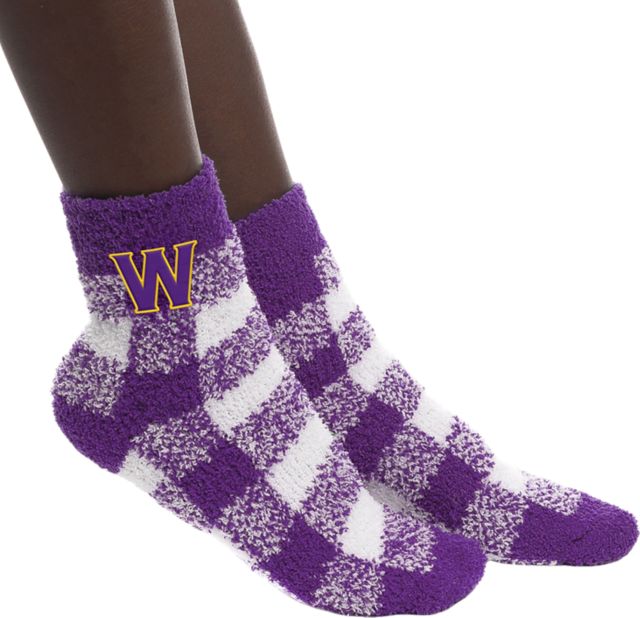 Williams College Buffalo Check Socks