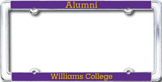 Williams College License Plate Frame