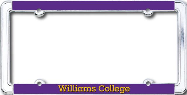 Williams College License Plate Frame