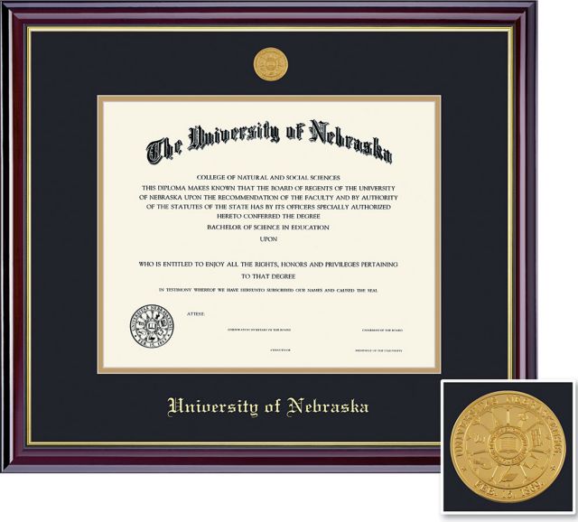 University of Nebraska - Lincoln 8.5'' x 11'' Windsor Diploma Frame