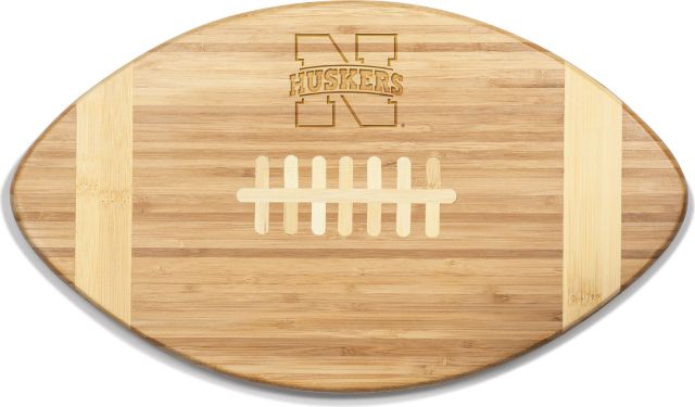 University of Nebraska Touchdown Football Cutting Board - ONLINE ONLY