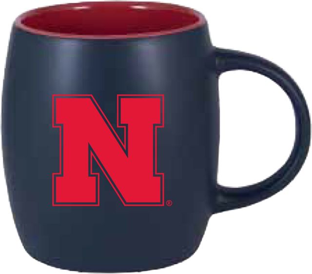 University of Nebraska - Lincoln 12 oz. Black Out Robusto Mug