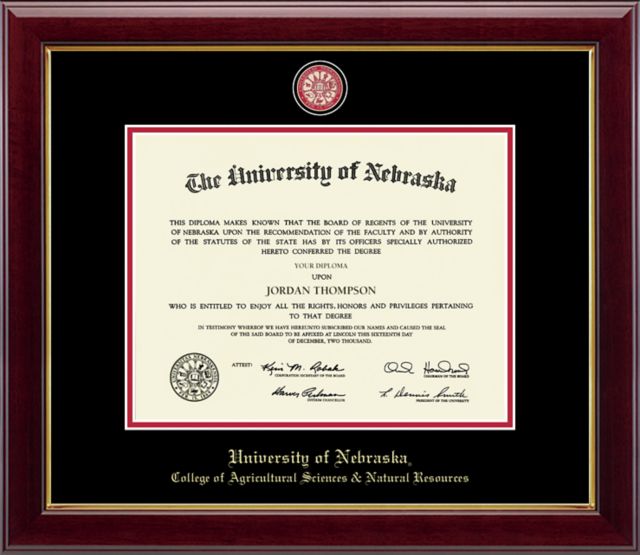 Church Hill Classics Masterpiece Diploma Frame. Agricultural Sci & Nat Res.  Bachelors, Masters, PhD. - ONLINE ONLY