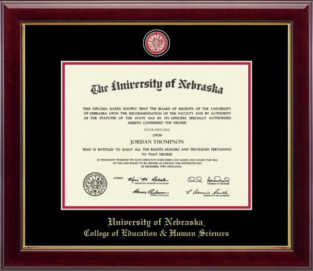 Church Hill Classics Masterpiece Diploma Frame. Education & Human Sciences.  Bachelors, Masters, PhD. - ONLINE ONLY