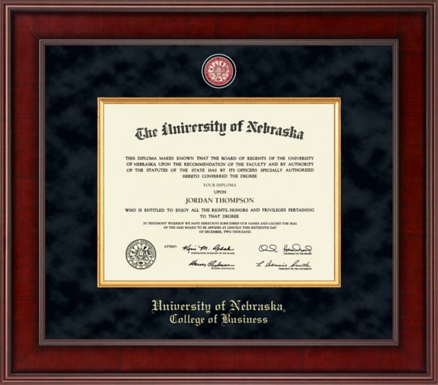 Church Hill Classics Presidential Diploma Frame. College of Business. Bachelors, Masters, PhD. - ONLINE ONLY