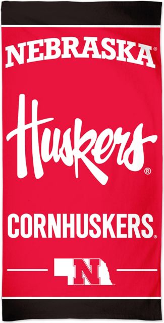 University Of Nebraska - Lincoln 30''X60'' Beach Towel  - ONLINE ONLY