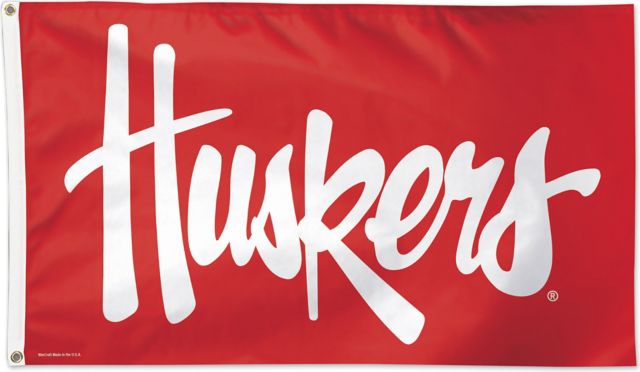University Of Nebraska - Lincoln 3'X5' Deluxe Flag  - ONLINE ONLY