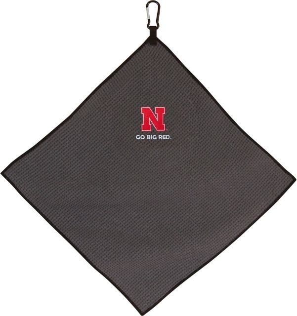University Of Nebraska - Lincoln 15''X15'' Grey Microfiber Towel - ONLINE ONLY