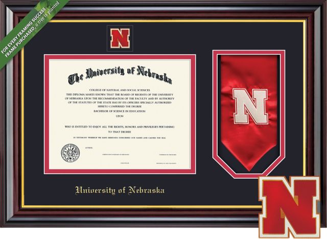 University of Nebraska - Lincoln 8.5" x 11" Windsor Diploma Frame