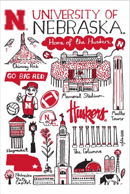 University of Nebraska - Lincoln 12x18 Poster