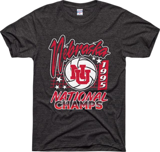 University of Nebraska - Lincoln Volleyball 1995 Big 8 Champions Short Sleeve T-Shirt