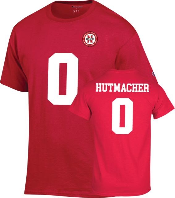 Nebraska Football T Shirt Hutmacher - 0 - ONLINE ONLY: University